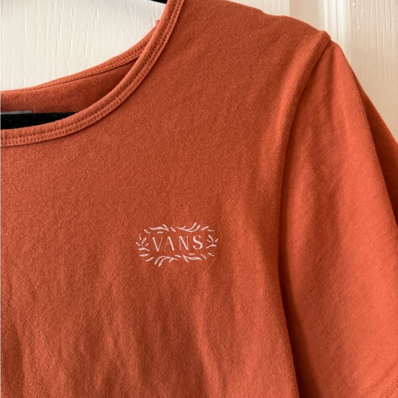 Vans Women's Terracotta Short Sleeve Crop Tee - Picture 3 of 4